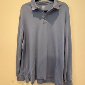 Lands' End Men's Sky Blue Polo Shirt New without tags